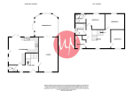 Floorplan of Sedgefield Gardens, Downend, Bristol, BS16 6SU